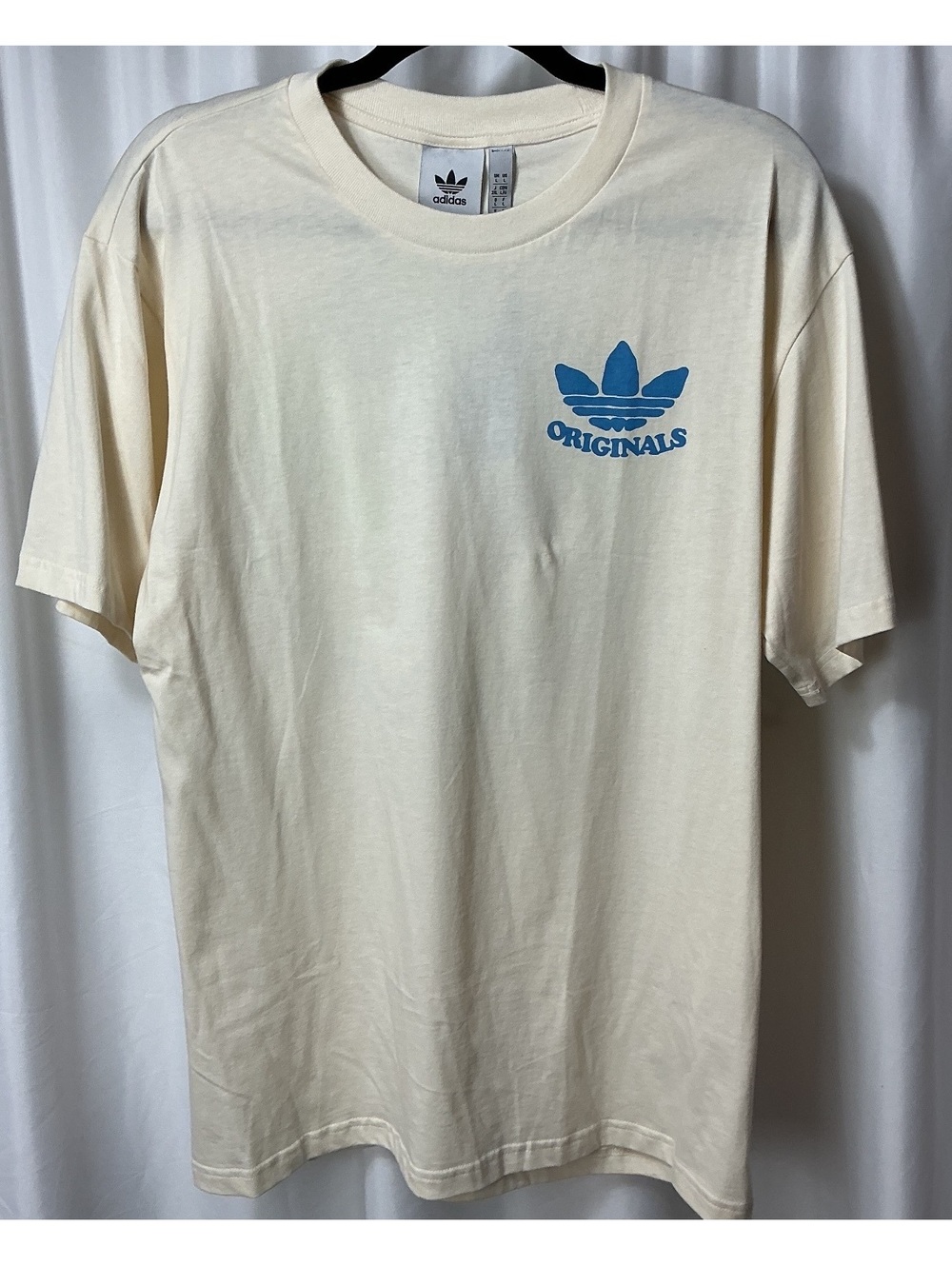 adidas Originals Men L Cream Organic Cotton NWT Streetwear